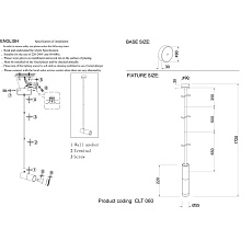 Плафон Crystal Lux CLT 060_00 COP 1