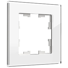 Рамка 1-постовая IEK Brite РУ-1-2-БрБ белая BR-M12-G-K01