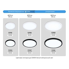 Потолочный светодиодный светильник Ambrella light Orbital Air Slim FZ1959 1