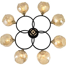 Потолочная люстра Reluce 01357-0.3-08B BK+FGD 3