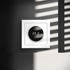 Терморегулятор электронный Voltum S70 с индикацией и датчиком, для теплого пола, (белый матовый) VLS070102 3