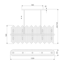 Подвесная люстра Bogates Allure 485/10 Smart 1