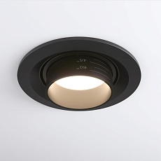 Встраиваемый светодиодный светильник Elektrostandard 9920 LED 15W 4200K черный a052478 4