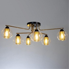 Потолочная люстра Arte Lamp Manchester A7045PL-6BK 3