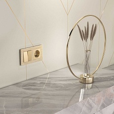 Розетка с заземлением Werkel шампань W1171011 4690389157363 1