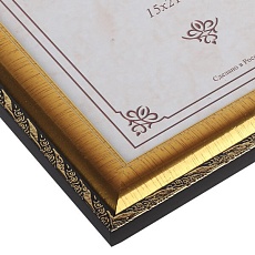 Фоторамка FA Пластик София золото 15х21 (36/864) Б0049913 1