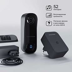 Видеозвонок Elektrostandard (Умный дом) 76105/00 белый a069488 5