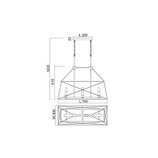 Подвесной светильник Vele Luce Clemente VL4272P06 3