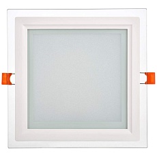 LIGHTING Светильник светодиодный ДВО 1625 со стеклом квадрат 18Вт 4000К IP20 IEK LDVO0-1625-18-4000-K01