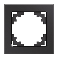 Рамка 1-постовая Stekker Катрин графит GFR00-7001-06 39539
