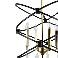 Подвесная люстра Indigo Trionfo V10020/8R Black V000486 1