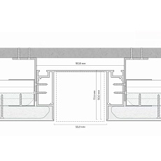 Ниша для линейного свечения FerGipps белый НЛ 52 УТ000002069 3