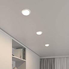 Встраиваемый светильник Elektrostandard 1035 GX53 WH белый a032501 1