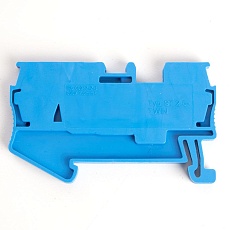 Зажим пружинный, 3-проводной проходной ЗНИ - 2,5 (JXB ST 2,5), синий Stekker 39969 5