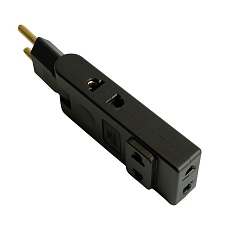 Разветвитель сетевой 4-местный б/з Stekker ADP10-24-22, 250В, 10A, черный 50070 4