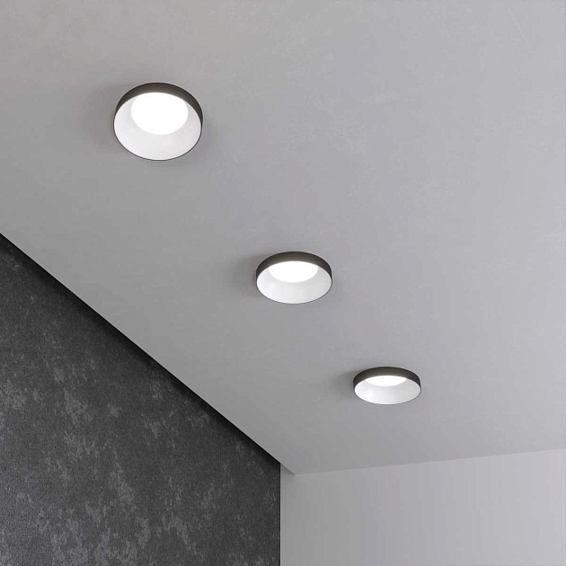 Встраиваемый светильник Elektrostandard 112 MR16 белый/черный a053339 Фото № 4