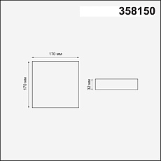 Встраиваемый светодиодный светильник Novotech Spot Mon 358150 1