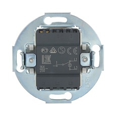 Переключатель LK Studio одноклавишный на два направления (схема 6L) с индикатором 16 A, 250 B (белый) Vintage 880404-1 2