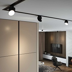 Трековый светодиодный светильник Elektrostandard Smooth 85515/01 черный матовый a062874 1