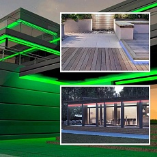 Светодиодная влагозащищенная лента OGM 8W/m 60LED/m 5050SMD разноцветный 50M O17-10 2