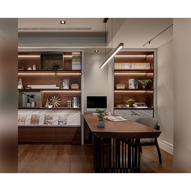 Подвесной светодиодный светильник Italline IT013-6021 black 3000K Фото № 12