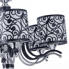 Подвесная люстра Arte Milano Florentia-4957 304957/5 Bk/Ni 1