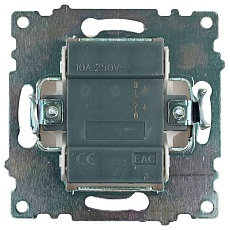 Выключатель одноклавишный Stekker Катрин с подсветкой белый GLS10-7101-01 39299 3