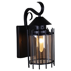 Уличный настенный светильник Reluce 08284-9.2-001U BK RLOS 5