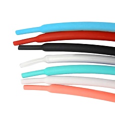 Термоусадочная трубка Stekker HST-840-100M, длина 100 см., коэф. усадки 2:1, мультиколор 39722 4