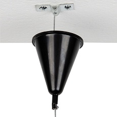 Набор для подвесного монтажа шинопроводов Uniel UFB-H41 Black 1 Polybag UL-00003666 5