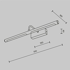 Подсветка Maytoni MIR266WL-L12BS4K 2