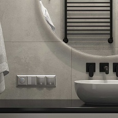 Терморегулятор Werkel электромеханический для теплого пола серебряный W1151106 4690389156021 3