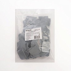 Торцевая заглушка для ЗНИ 2,5 мм (JXB 2,5) серый Stekker LD557-1-25 39660