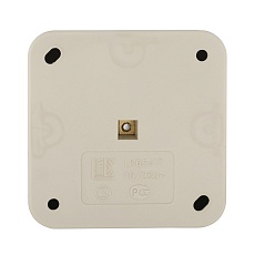 Розетка LK Studio открытой установки с заземляющими контактами и защитными шторками (бежевый) 813201 1