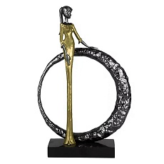 Статуэтка настольная ArtHomeDecor PRETTY WOMAN 7404 BLACK & GOLD