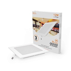 Встраиваемый светодиодный светильник Gauss 940111112 2