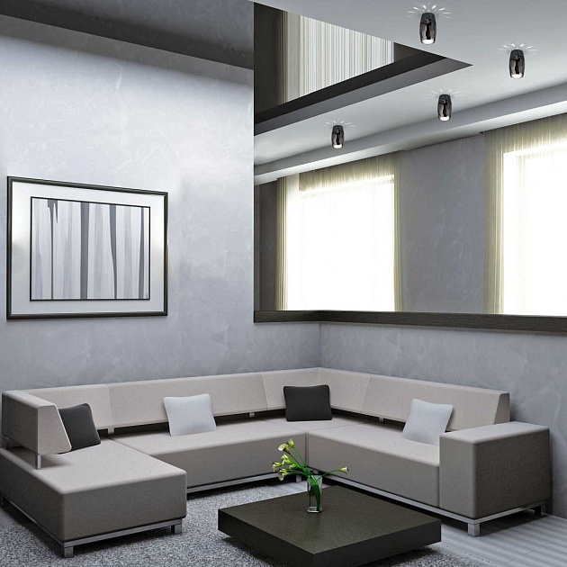 Потолочный светильник Elektrostandard DLN104 GU10 черный a047725 Фото № 2