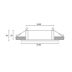 Встраиваемый светильник Hesby Lighting Hesby Bodo IP20,10Вт, GU5.3, белый HSBL_0104 4