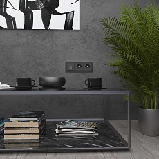 Рамка Werkel Aluminium на 3 поста черный алюминий W0031708 4690389158100 1