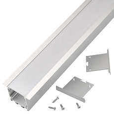 Профиль General GAL-GLS-2000-35-51 (2м профиль+2м рассеиватель+ 2 заглушки+4 скобы с шурупами)