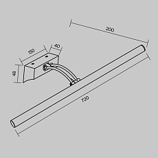 Подсветка для картин Maytoni Fino MIR003WL-L16CH 1