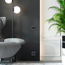 Рамка Werkel Elite на 1 пост графит W0012440 4690389180675 1