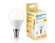 Лампа светодиодная Шар P45 11W 2700K Ambrella light Bulding 451113 1