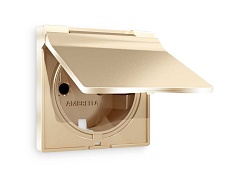 Лицевая панель розетки AMBRELLA VOLT AP6080 2