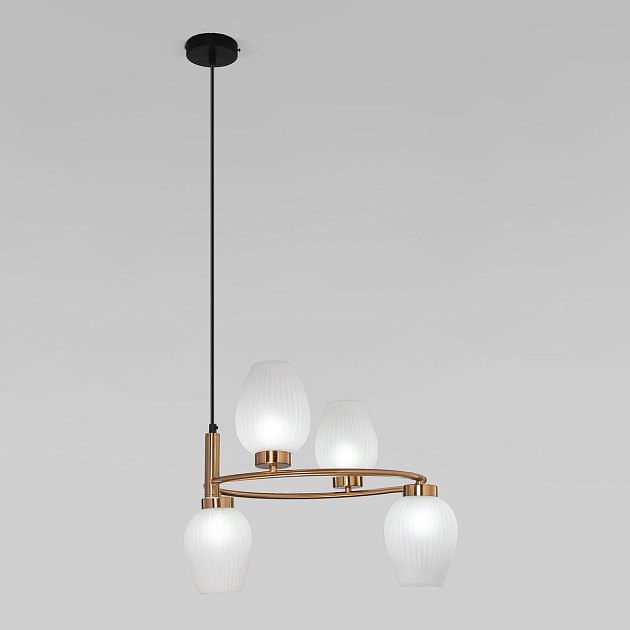 Подвесная люстра Eurosvet Alva 30183/4 латунь Фото № 2