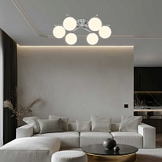 Потолочная люстра Citilux Адам Смарт Хром CL228A161 4