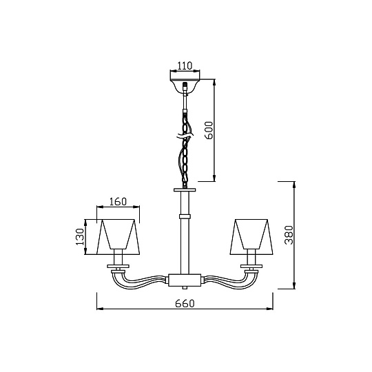 Подвесная люстра Vele Luce Olimpia VL1764L05 Фото № 4