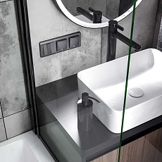 Набор клавиш для выключателя трехклавишного Werkel графит рифленый W1139004 4690389158506 1