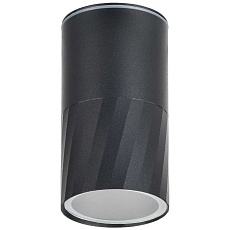 LIGHTING Светильник уличный 5222 потолочный под лампу GU10 IP65 черный IEK LT-UPU0-5222-GU10-1-K02