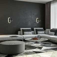 Светодиодный спот Escada Omega 10222/2LED Black 1